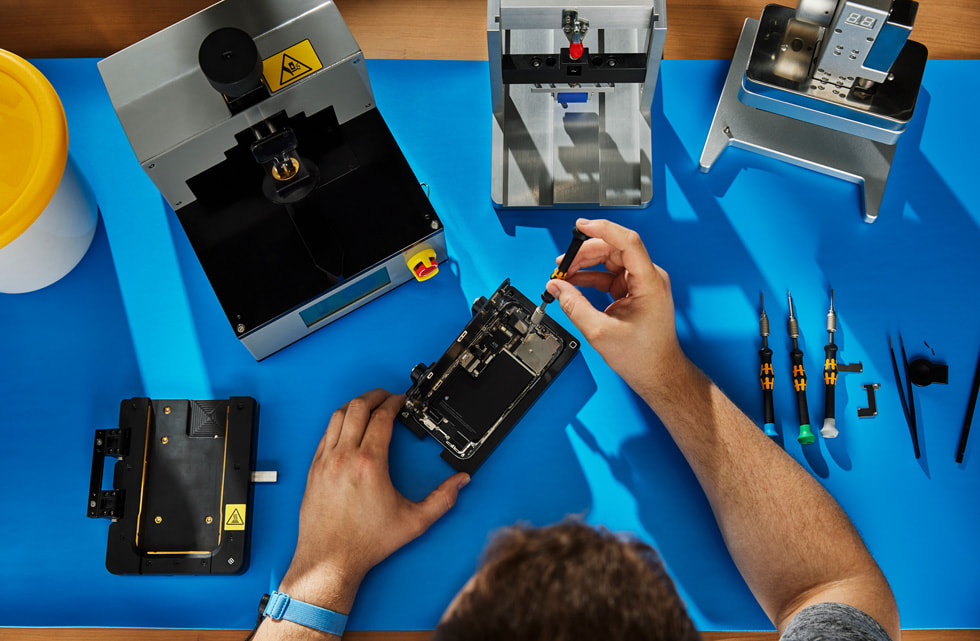 Technicien en action